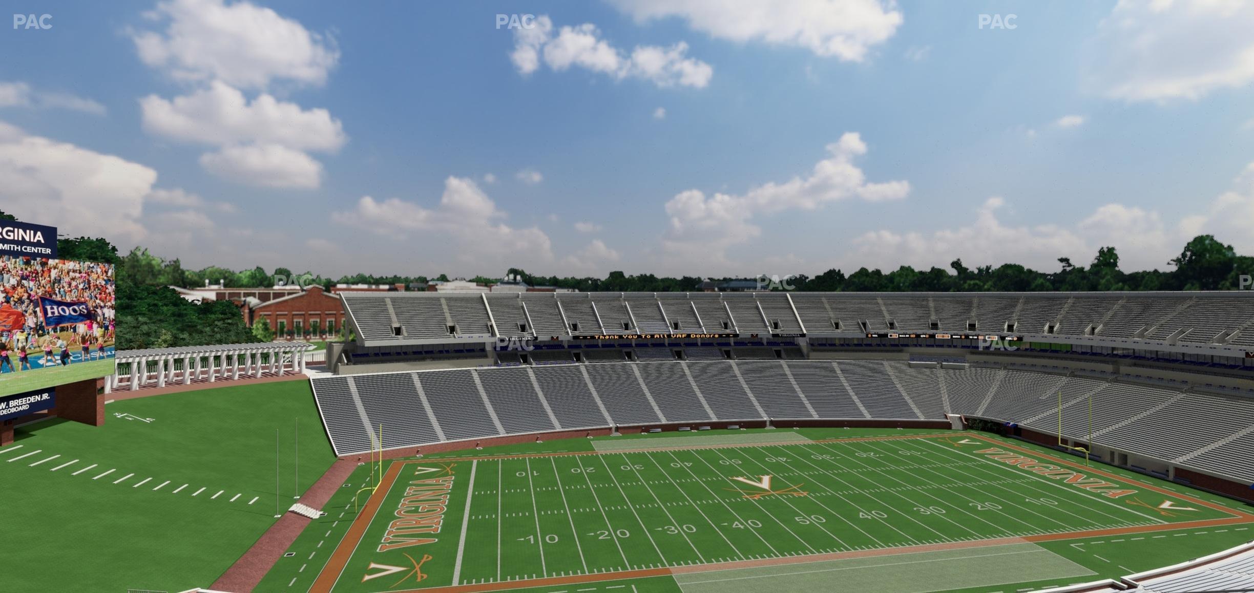 Seating view for Scott Stadium Section 536