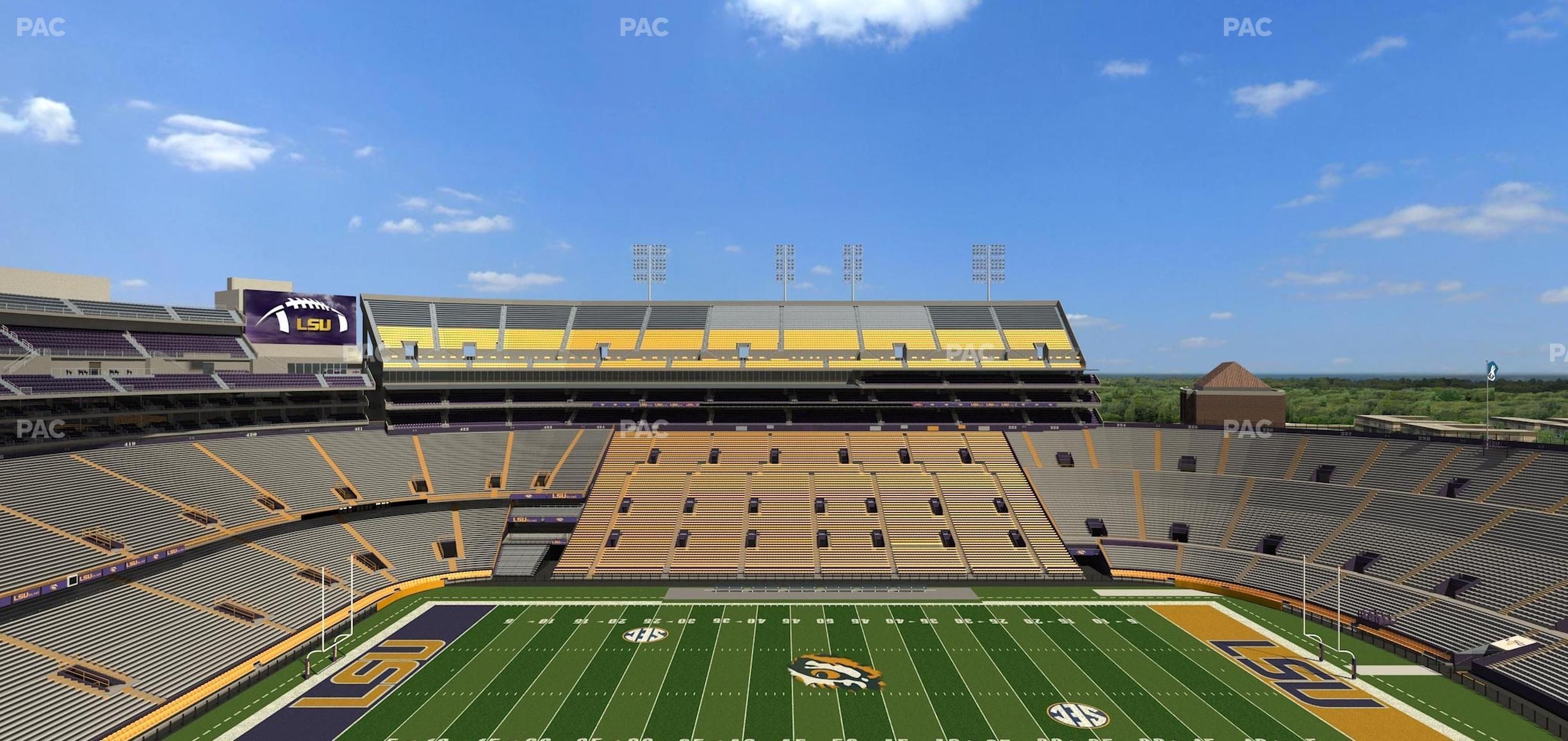 Seating view for Tiger Stadium Section 536