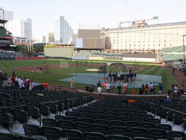 Seating view for Oriole Park at Camden Yards Section 42