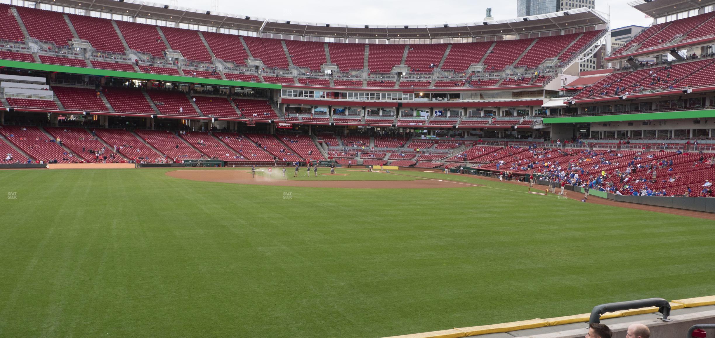 Seating view for Great American Ball Park Section 102