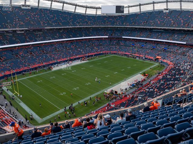 Seating view for Empower Field at Mile High Section 540