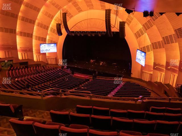 Seating view for Radio City Music Hall Section Second Mezzanine 1