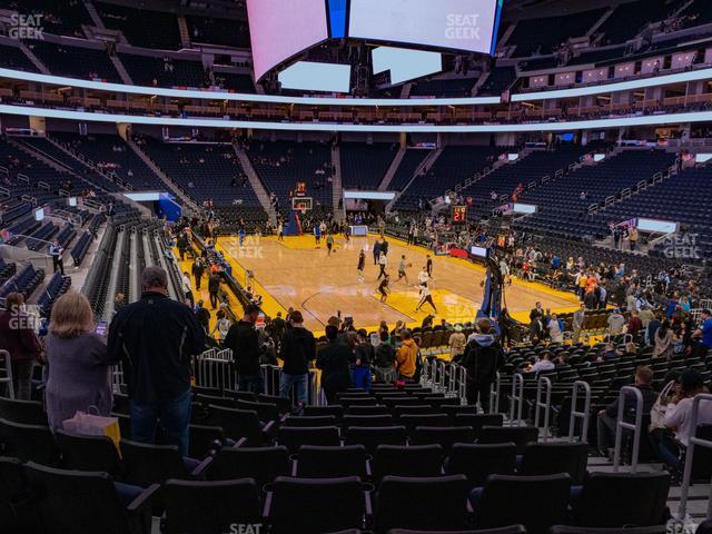 Seating view for Chase Center Section 123