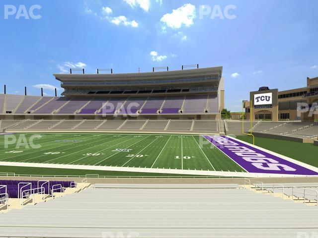 Seating view for Amon G. Carter Stadium Section 102