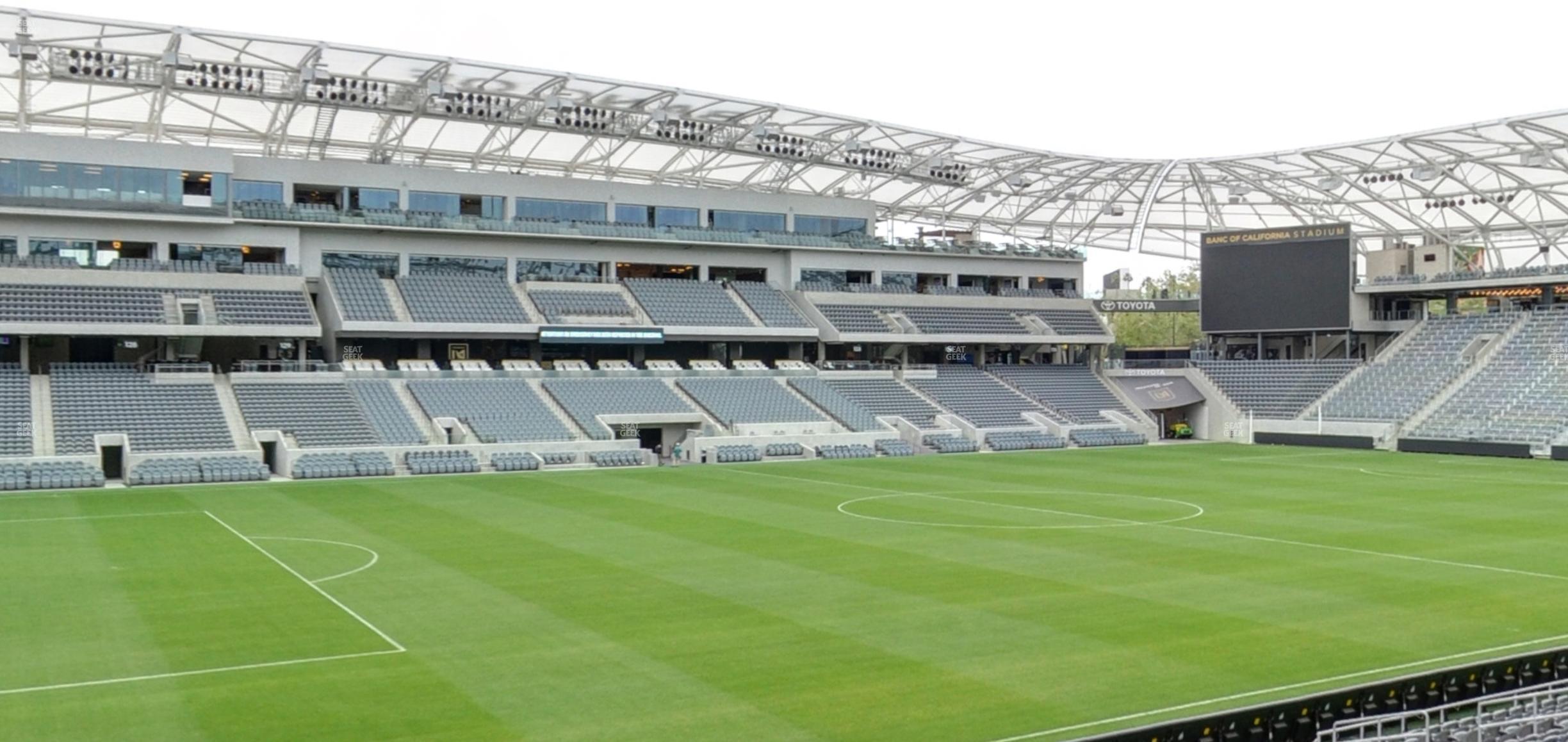 Seating view for BMO Stadium Section 117