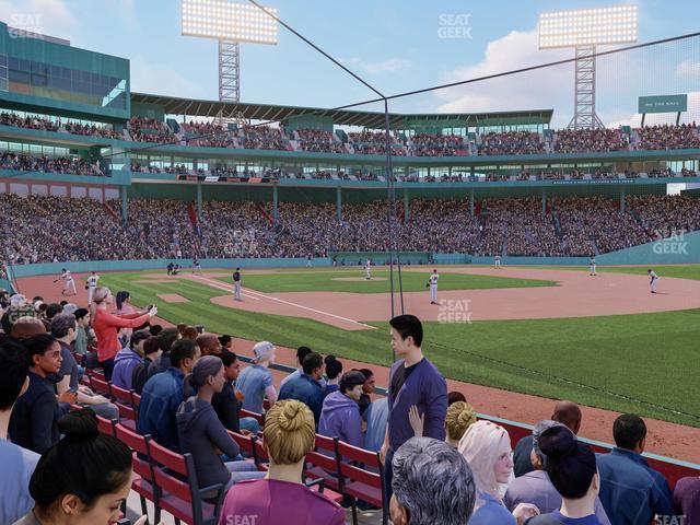 Seating view for Fenway Park Section Field Box 9