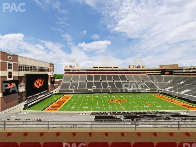 Seating view for Boone Pickens Stadium Section Club 560