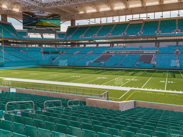 Seating view for Hard Rock Stadium Section 116