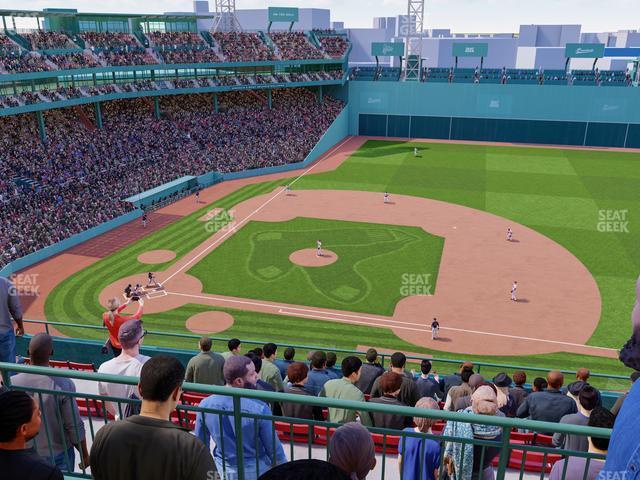 Seating view for Fenway Park Section Aura Pavilion Box 7