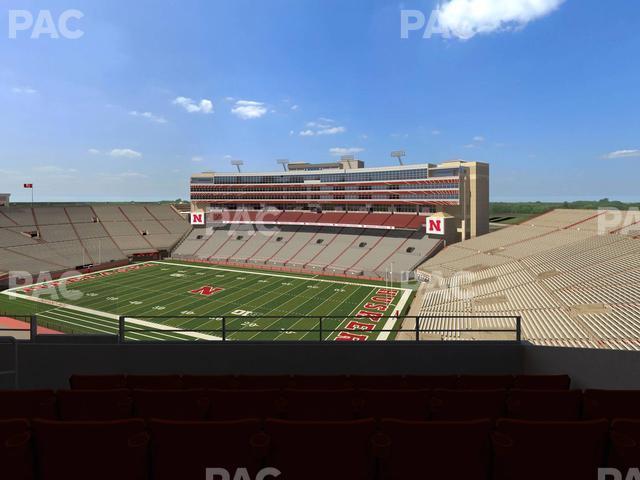 Seating view for Memorial Stadium Nebraska Section 401