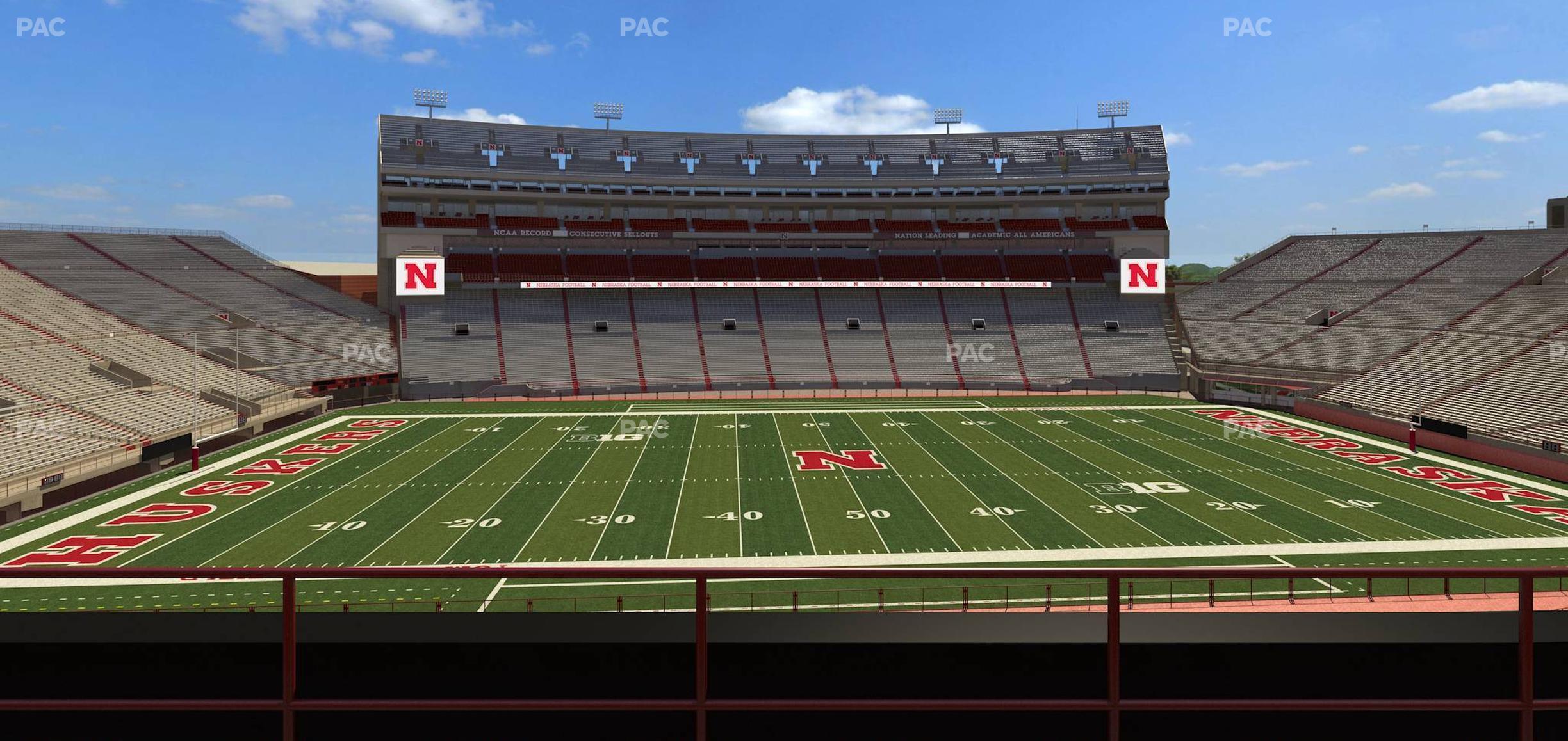 Seating view for Memorial Stadium Nebraska Section 227