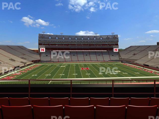 Seating view for Memorial Stadium Nebraska Section 227