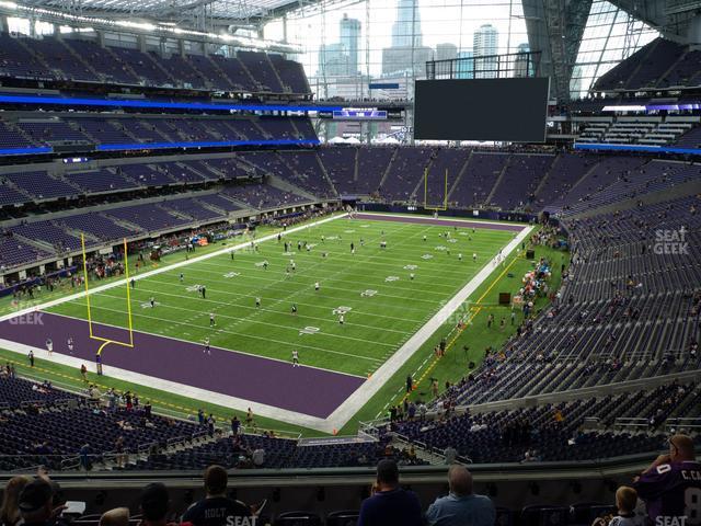 Seating view for U.S. Bank Stadium Section 220