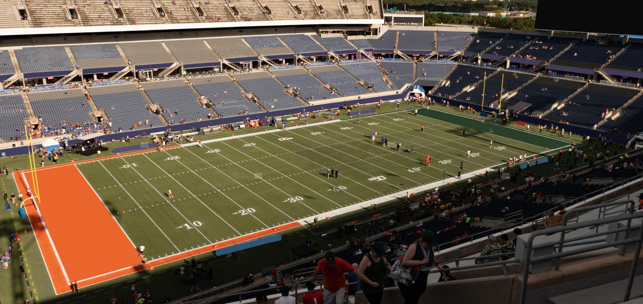 Seating view for Camping World Stadium Section 239