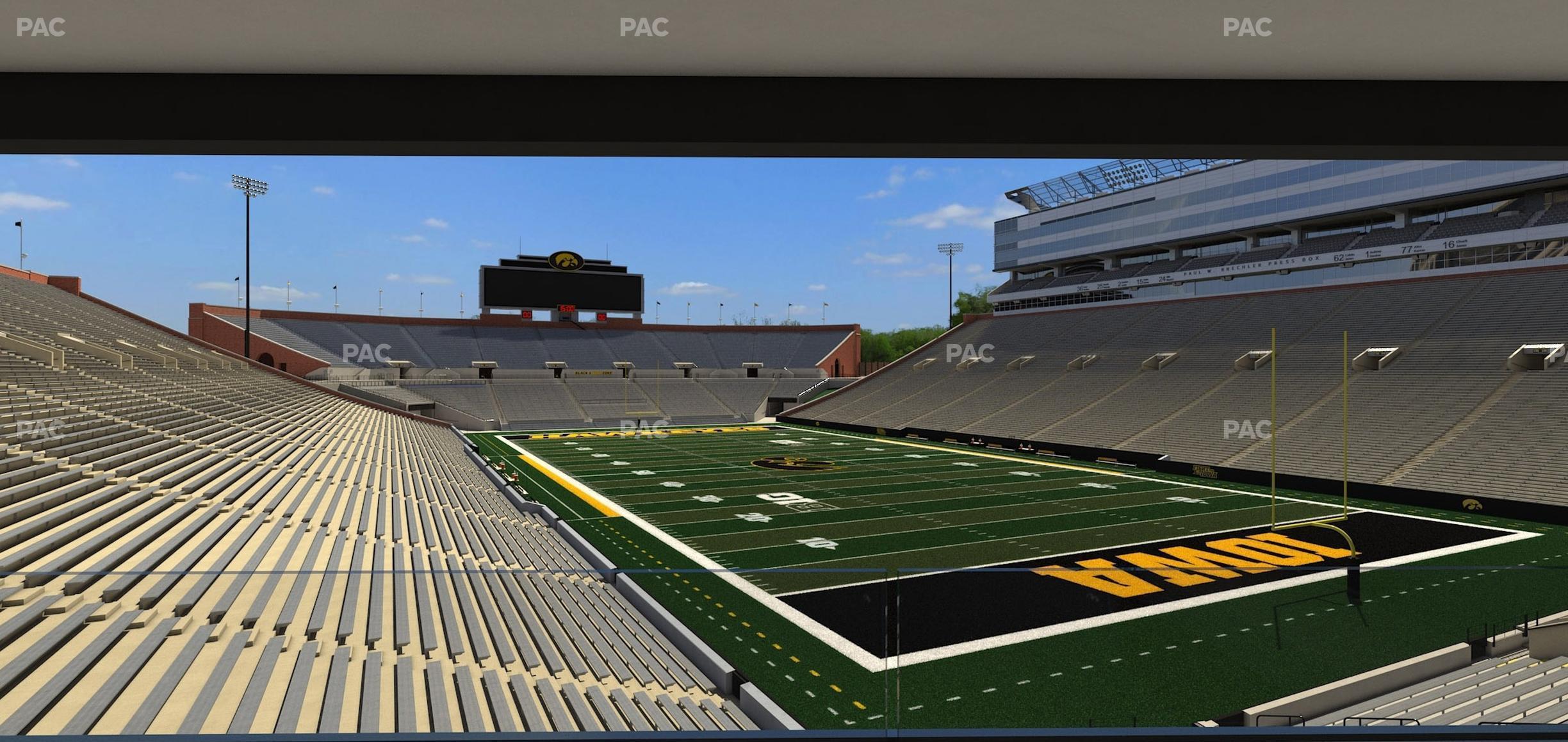 Seating view for Kinnick Stadium Section Ironmen Box 20