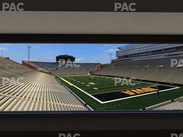 Seating view for Kinnick Stadium Section Ironmen Box 20