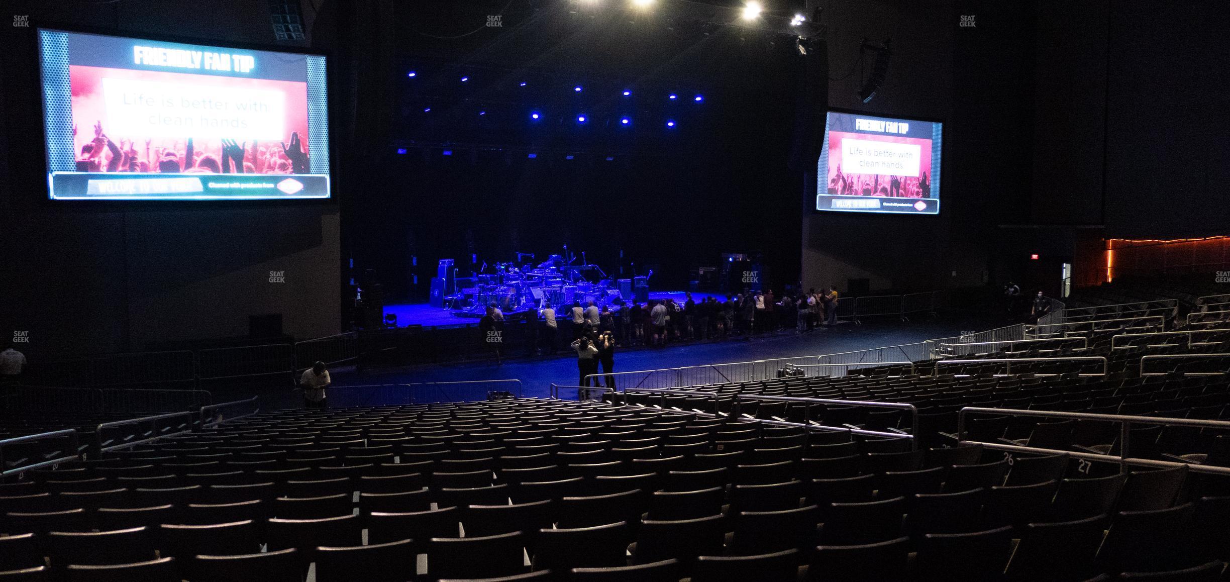 Seating view for Arizona Financial Theatre Section Main Floor Wc 6