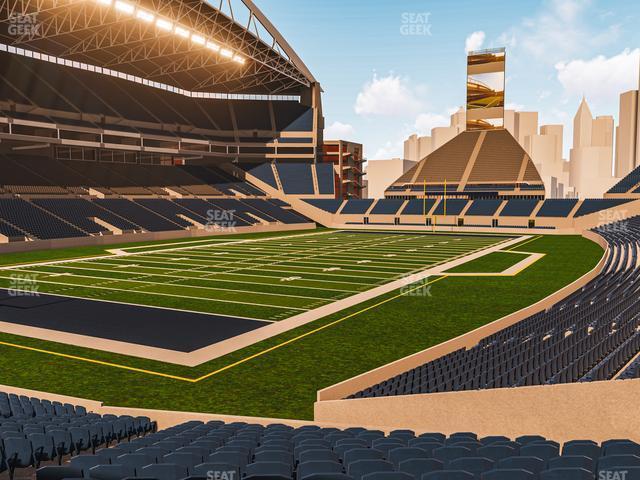 Seating view for Lumen Field Section 117