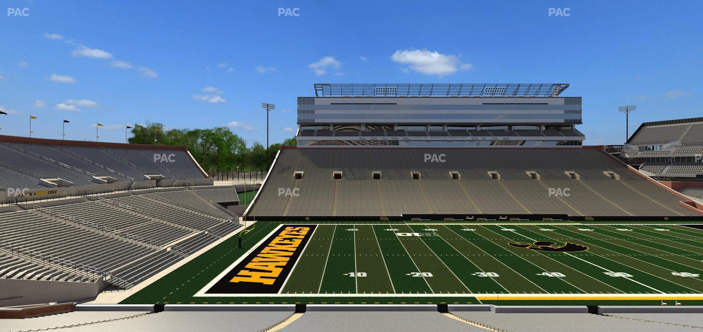 Seating view for Kinnick Stadium Section 108