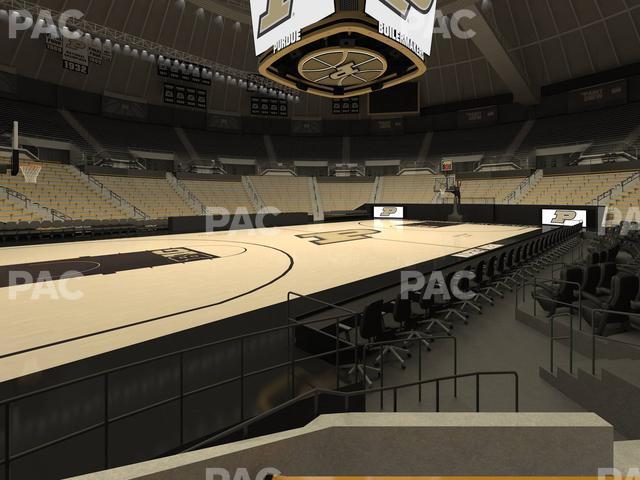 Seating view for Mackey Arena Section Lower 12