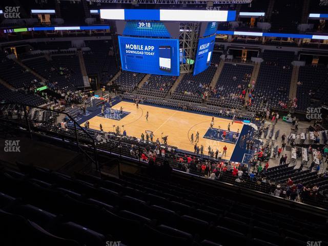 Seating view for Target Center Section 229