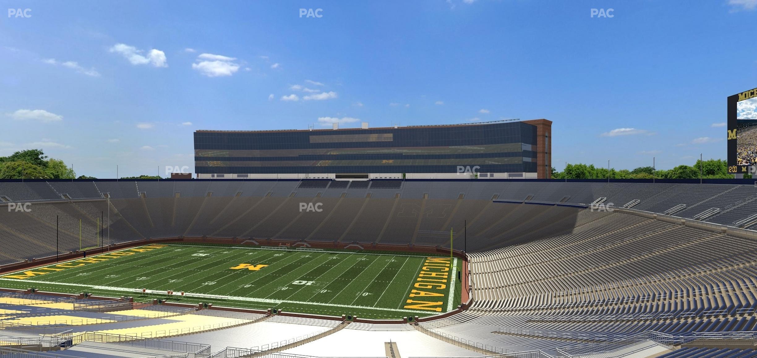 Seating view for Michigan Stadium Section 314