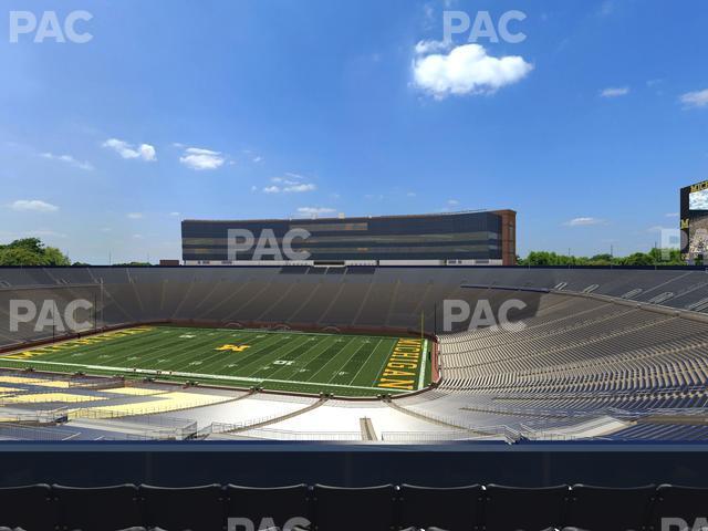 Seating view for Michigan Stadium Section 314