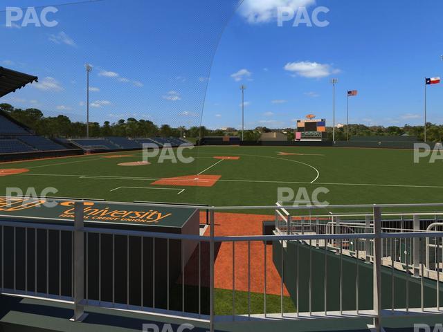 Seating view for UFCU Disch-Falk Field Section R 1