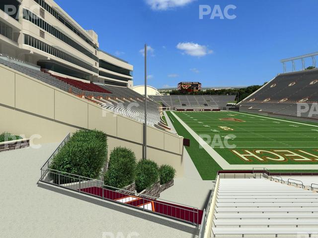 Seating view for Lane Stadium Section 206