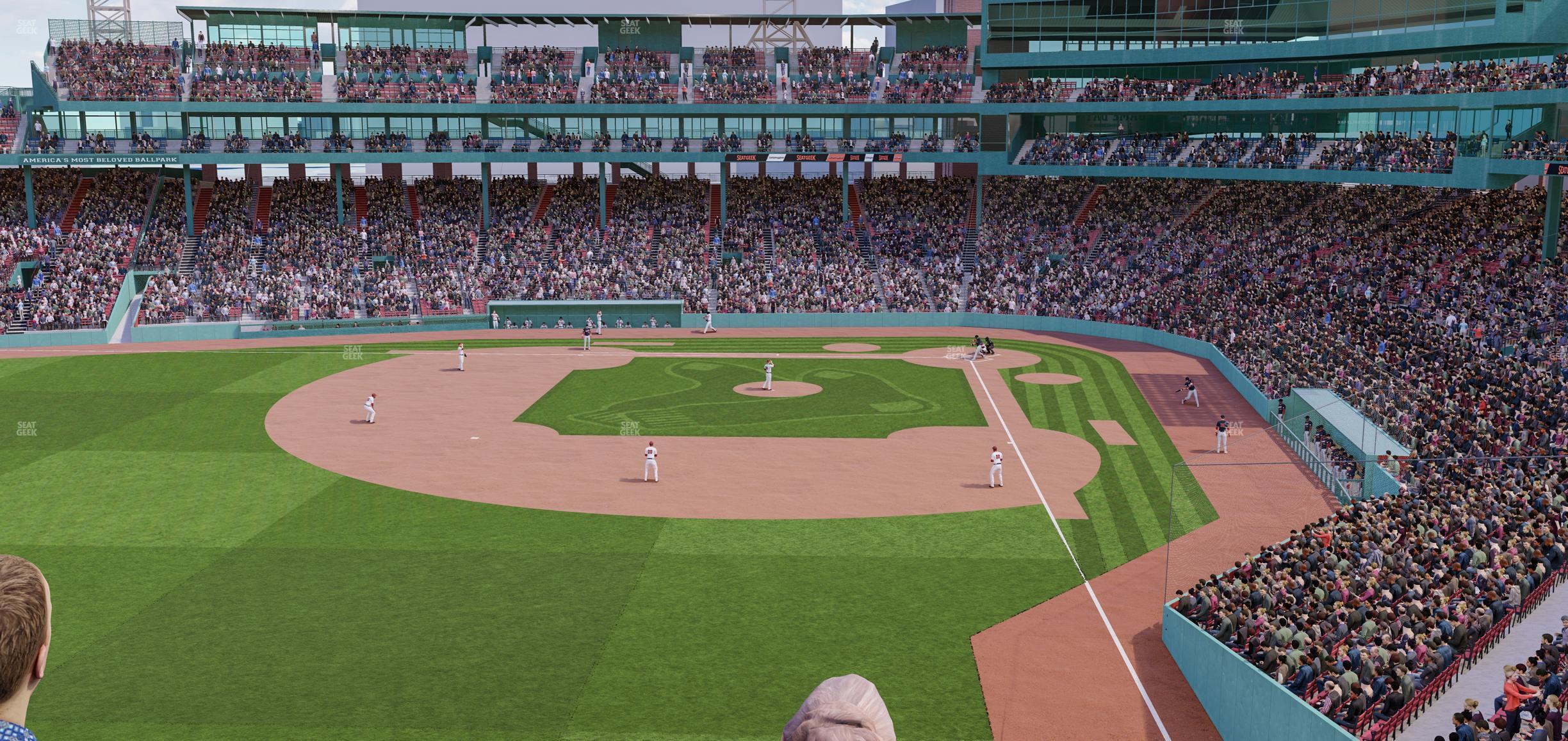 Seating view for Fenway Park Section Green Monster 2