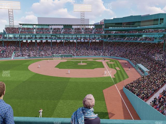 Seating view for Fenway Park Section Green Monster 2