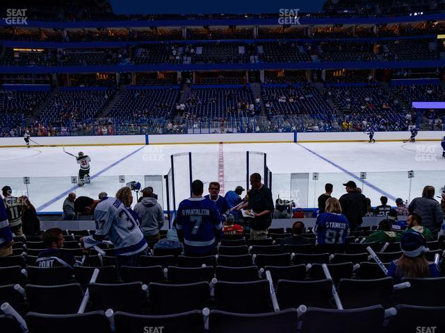 Seating view for Amalie Arena Section 101