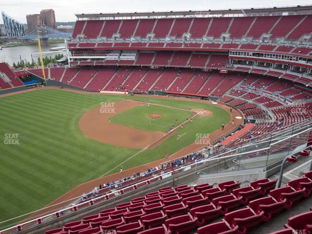 Seating view for Great American Ball Park Section 512