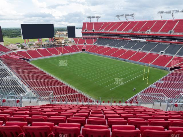 Seating view for Raymond James Stadium Section 318