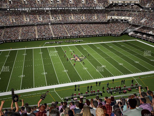 Seating view for Caesars Superdome Section 616