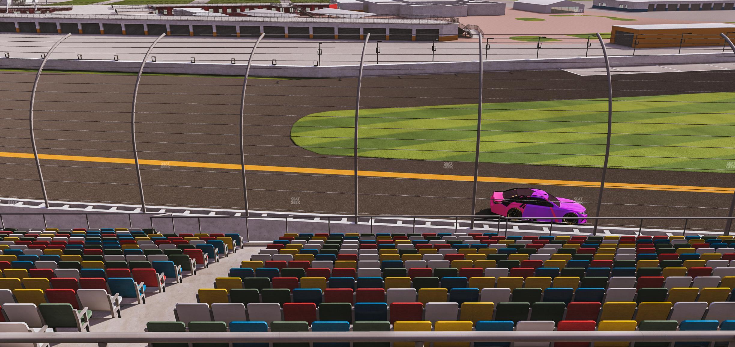 Seating view for Daytona International Speedway Section Back 133