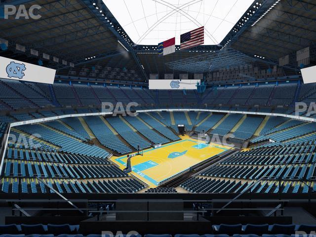 Seating view for Dean Smith Center Section 204