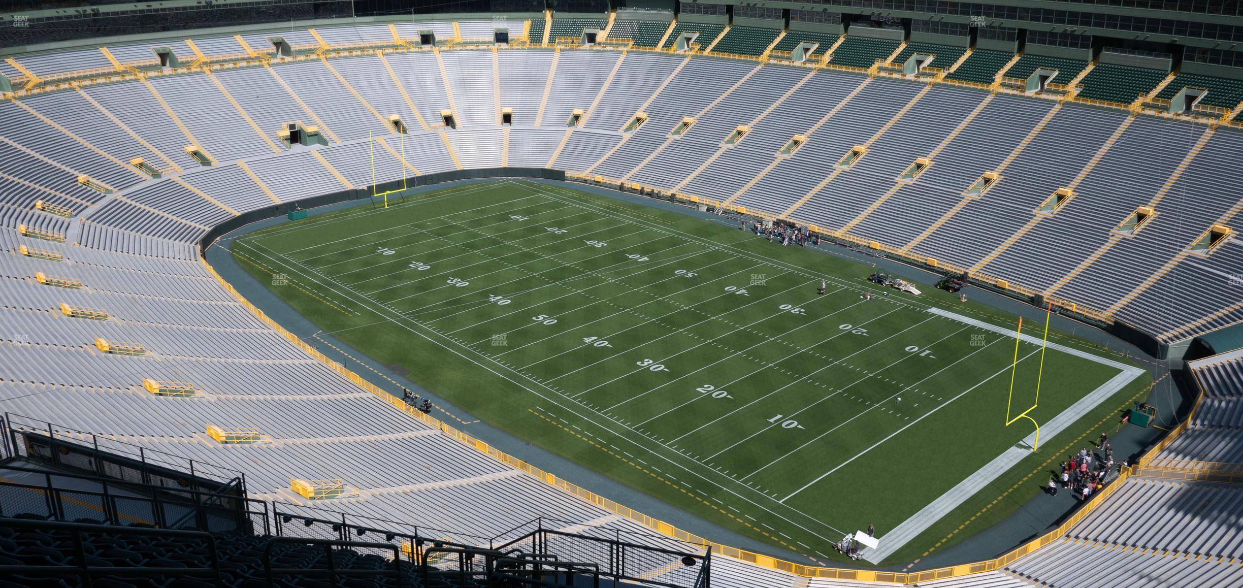 Seating view for Lambeau Field Section 732 S