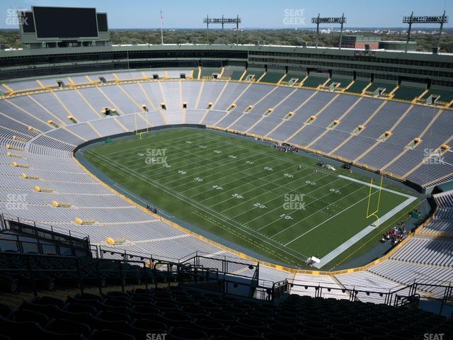 Seating view for Lambeau Field Section 732 S