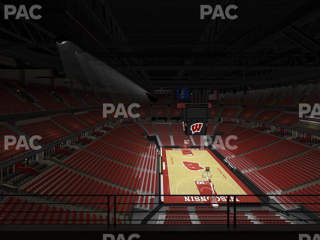 Seating view for Kohl Center Section 316