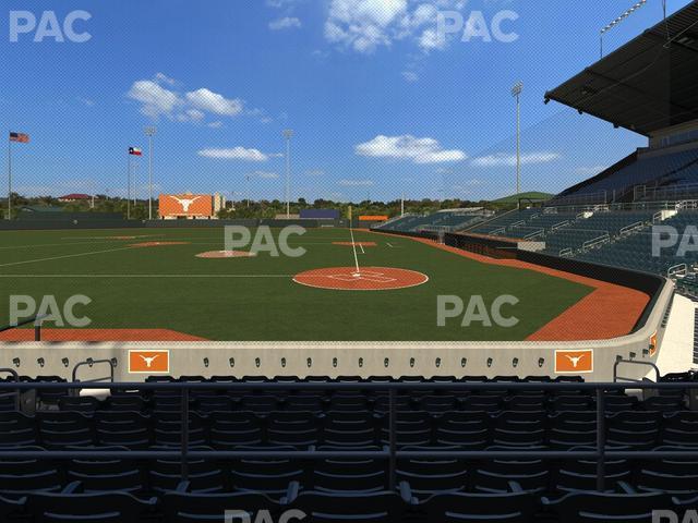 Seating view for UFCU Disch-Falk Field Section 8