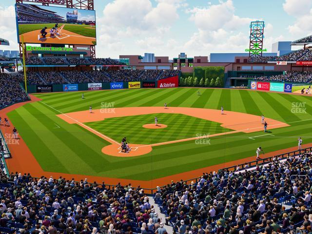 Seating view for Citizens Bank Park Section Suite 37