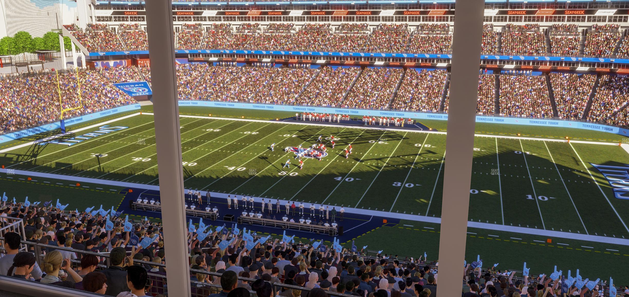 Seating view for Nissan Stadium Section Suite 564 W