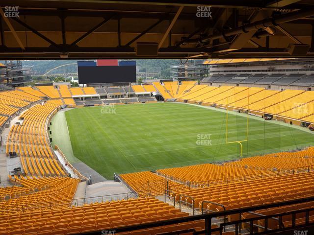 Seating view for Acrisure Stadium Section North Club 005