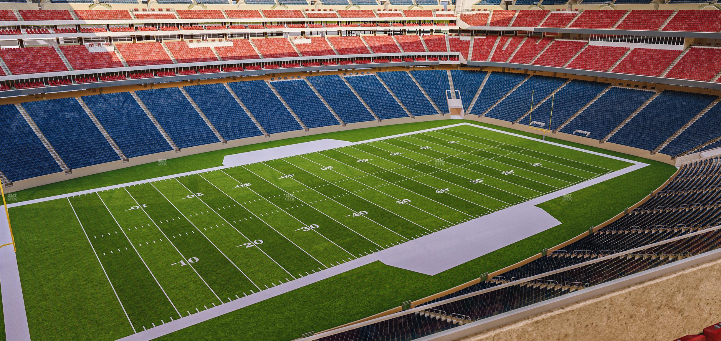 Seating view for NRG Stadium Section 538