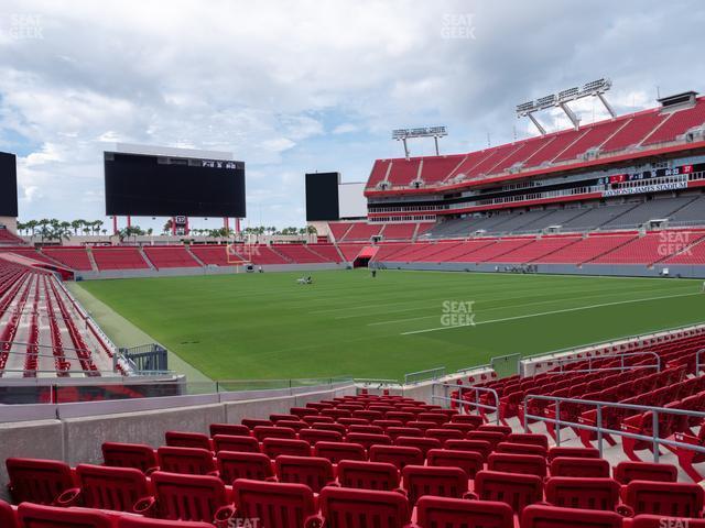 Seating view for Raymond James Stadium Section 144