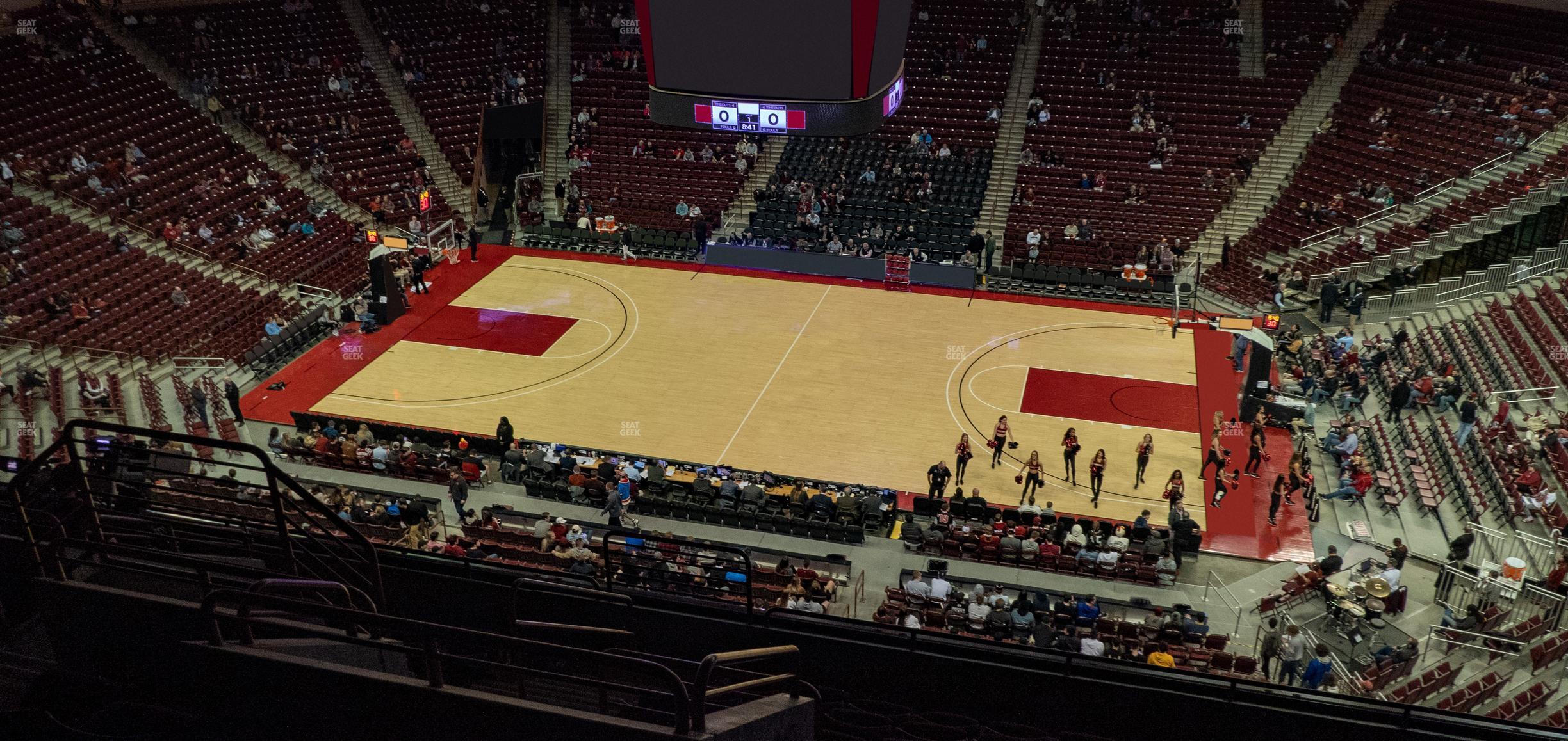 Seating view for Colonial Life Arena Section 221