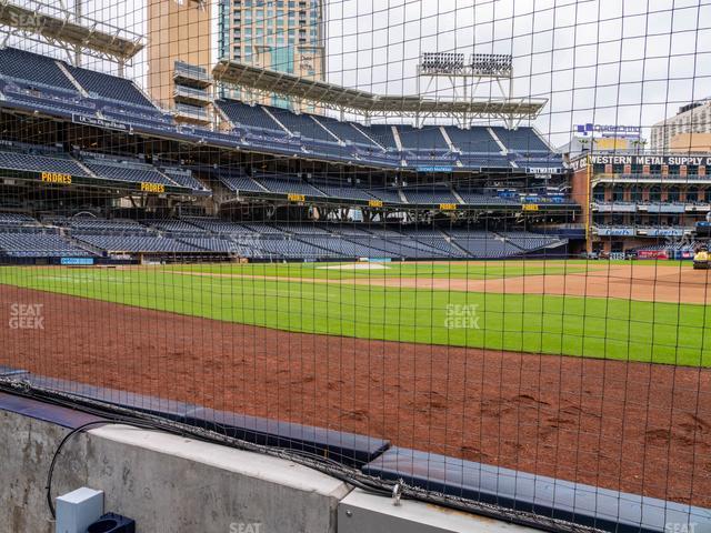 Seating view for Petco Park Section Dugout 9