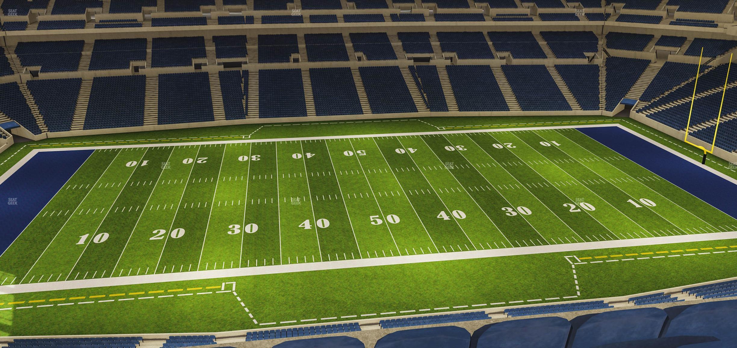 Seating view for Lucas Oil Stadium Section 514