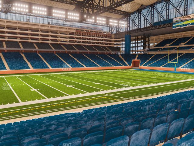 Seating view for Ford Field Section 124